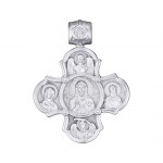 Серебряный крестик 32117