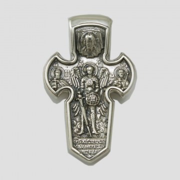 Серебряный нательный крестик 3252