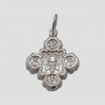 Серебряный крестик 3264