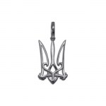Срібний кулон Герб України 3325